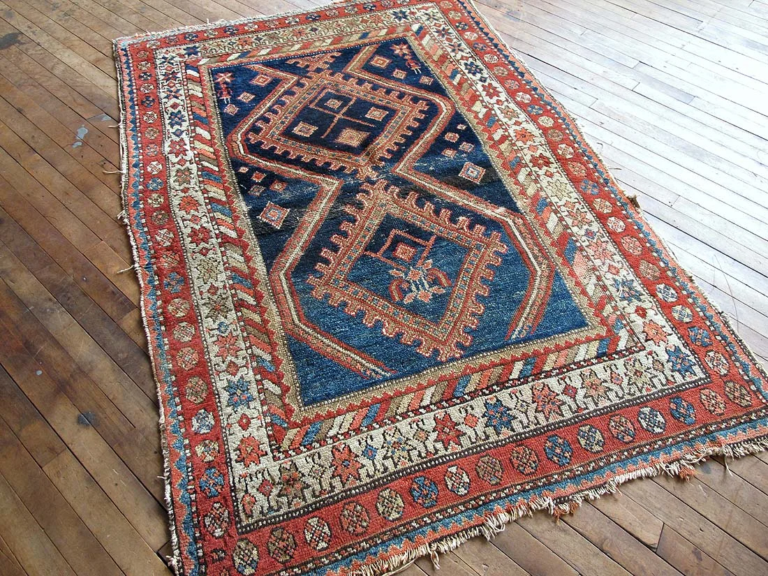 Antique Persian Malayer Rug 4'2"x6'0"