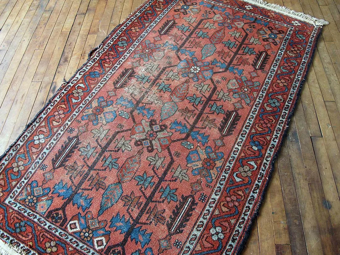 Antique Persian Hamadan Rug 3'8"x6'0"