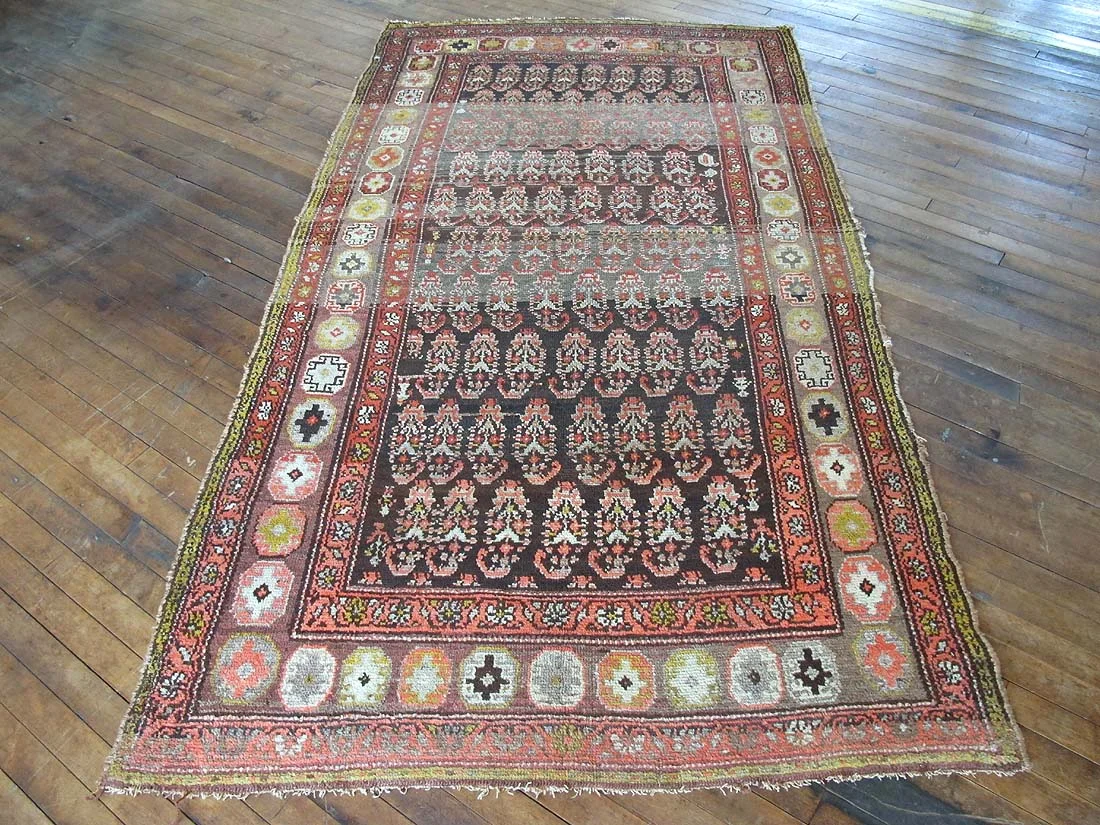 Antique Persian Malayer Rug 4'1"x8'0"