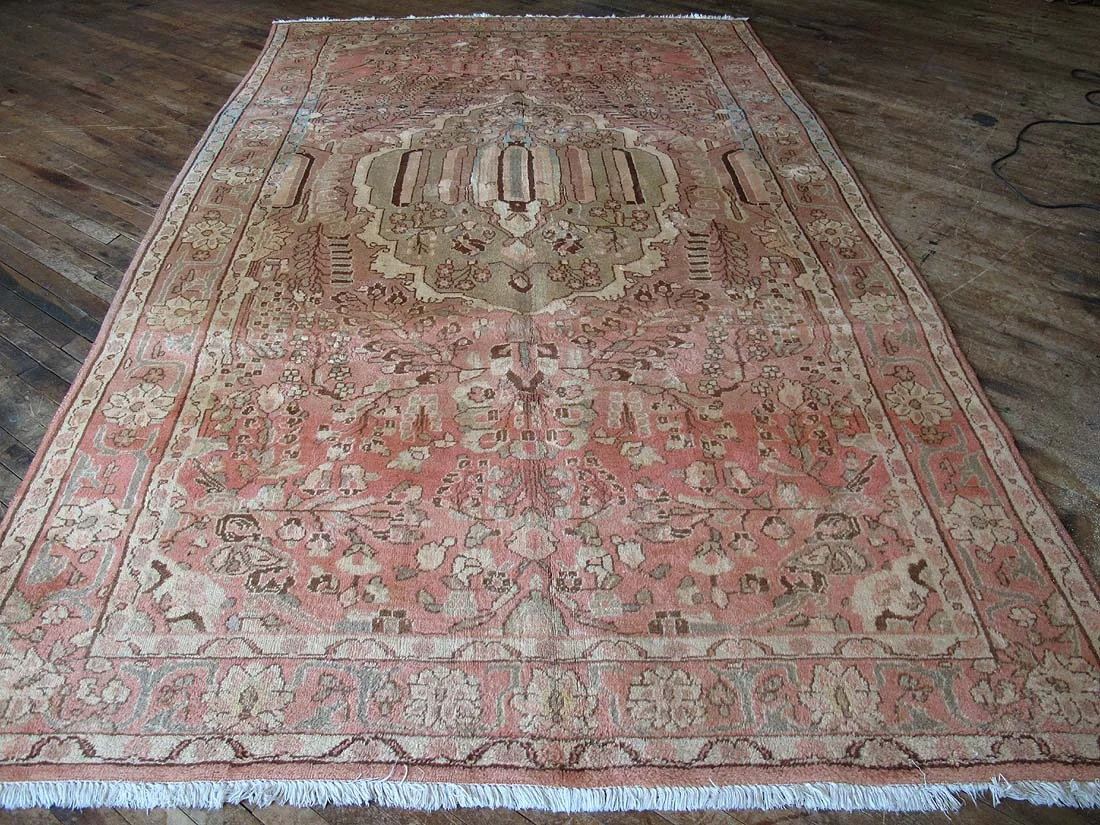 Antique Persian Lilihan Rug 6'9"x11'4"