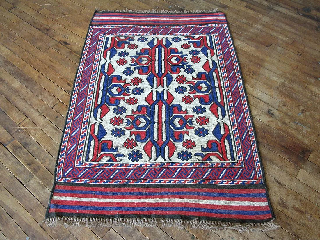 Copy of Vintage Persian Sumak Kilim 3'0"x4'8"