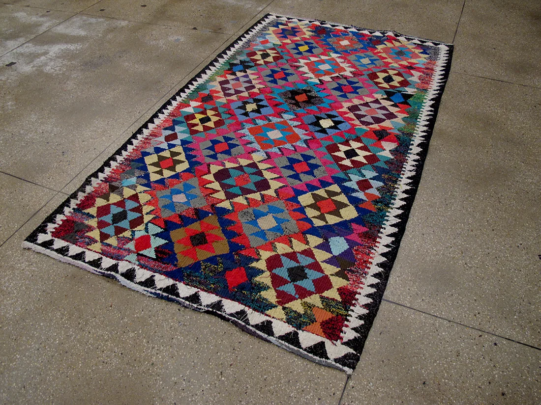 Mid Century Persian Kilim 4'11"X11'0"