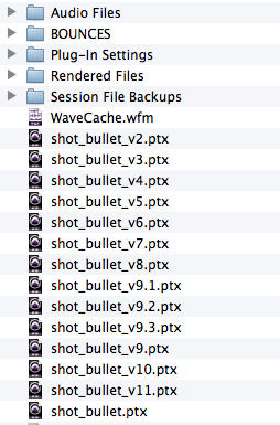 Versions, versions, versions...