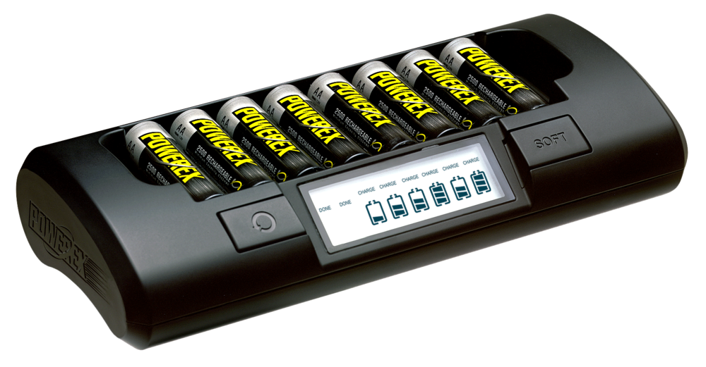 This powerex charger is a very nice option if you need an army of batteries for your recorder and/or wireless kits.