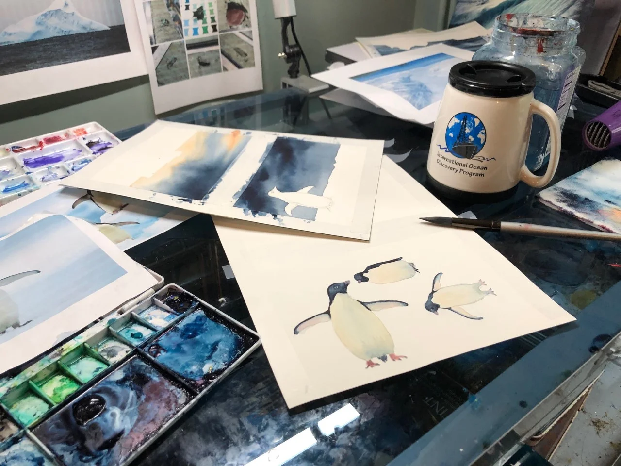 Back in my studio