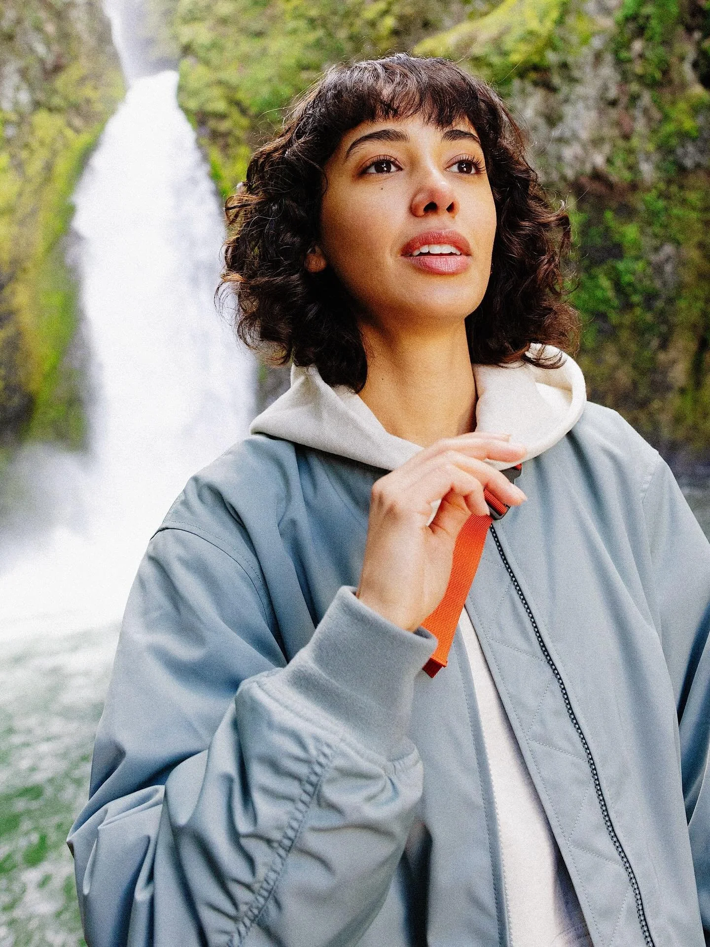 New work for @ursamajorvt from a dramatic spring day in Oregon: pouring rain, a hail storm, and moments of magical misty light - the sun breaking through. Grateful for my production family here in Portland, just keeps getting better and better with y