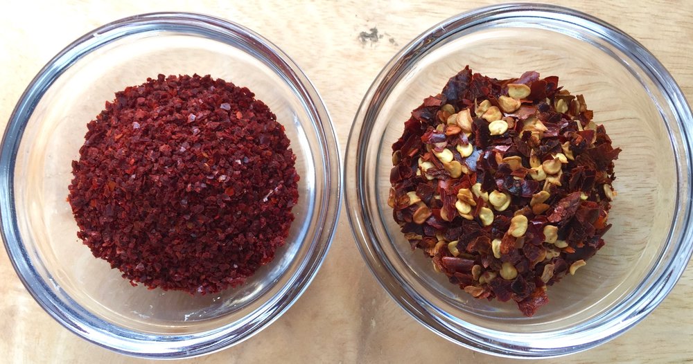 Allepo pepper  & Red pepper flakes 