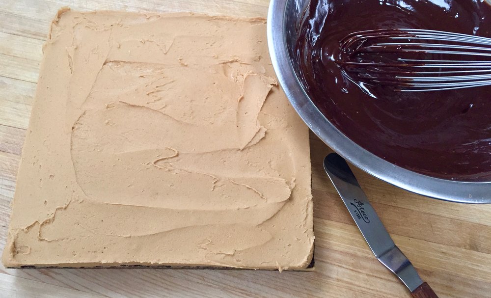 Peanut butter frosting, check.