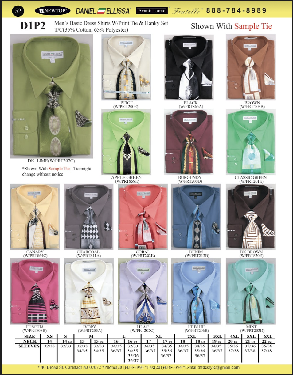 Catalog — Top of The Top Shirts.inc