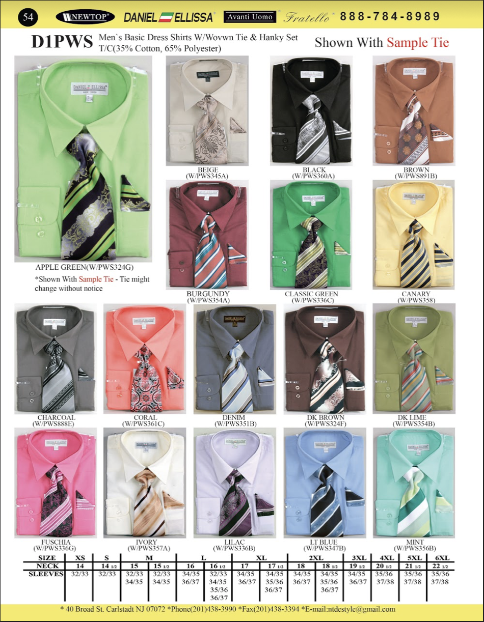 Catalog — Top of The Top Shirts.inc