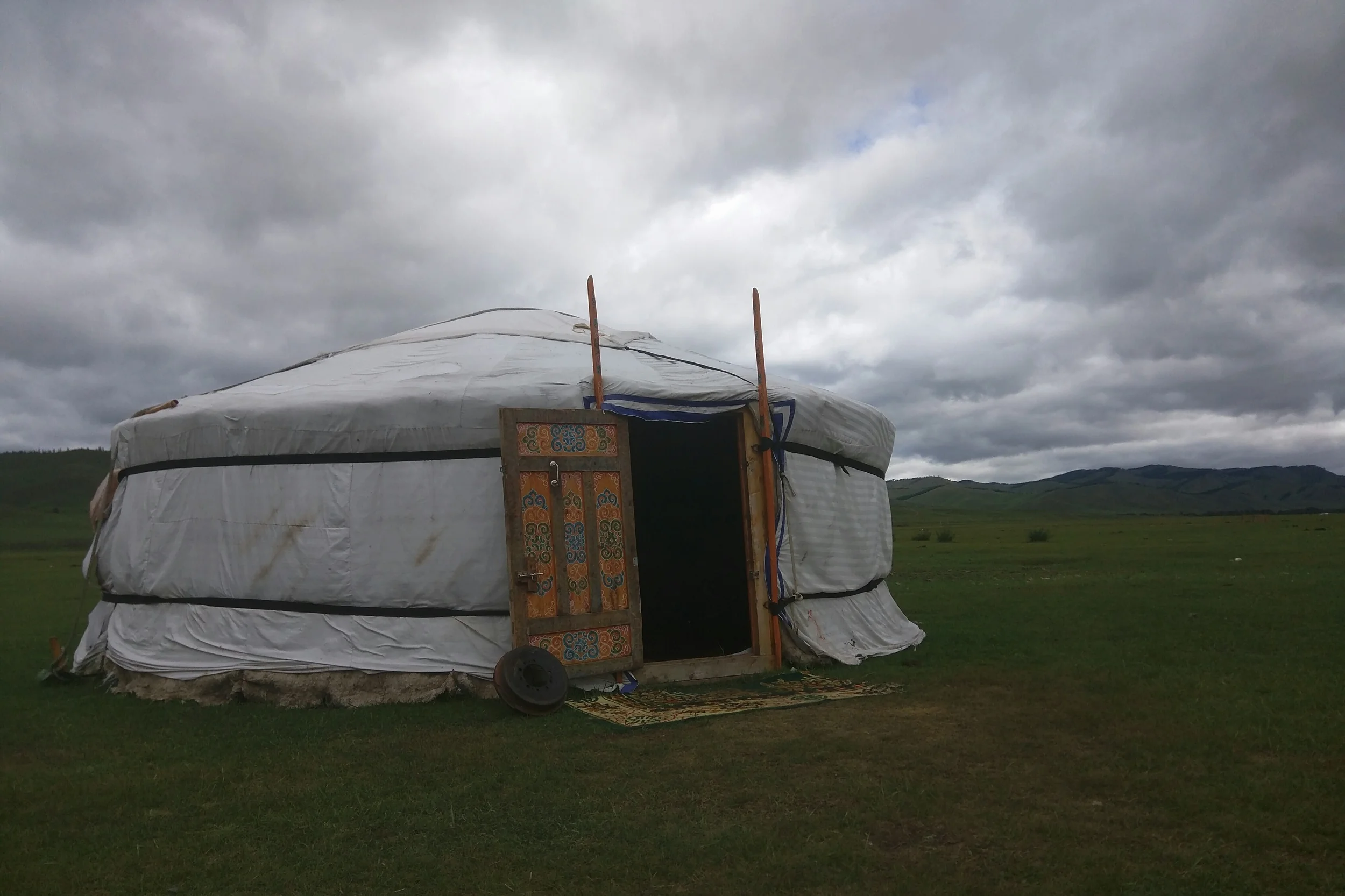 Home sweet home. The first Ger I stayed in.