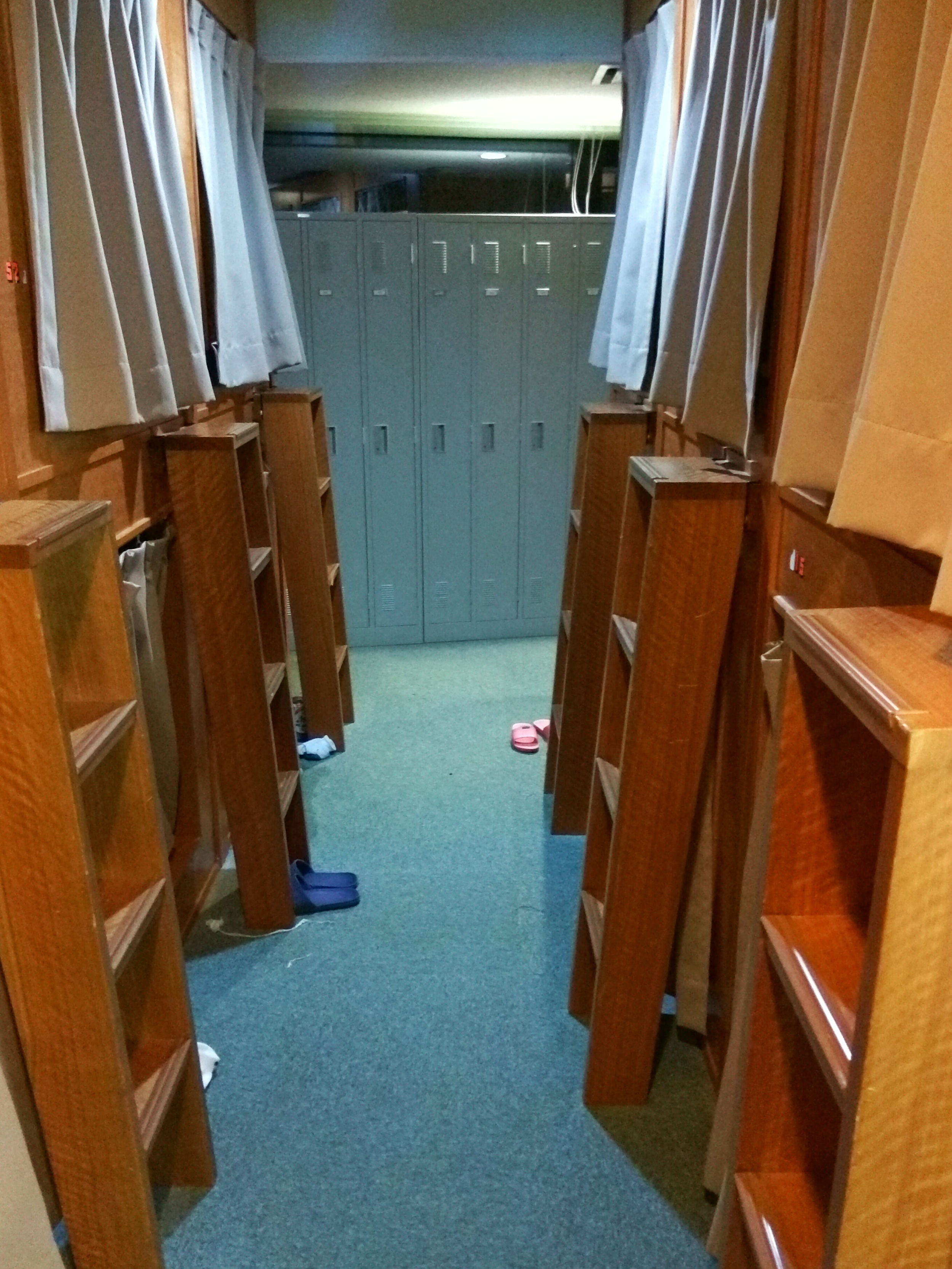 The hostel version of a capsule, not quite as glamorous.