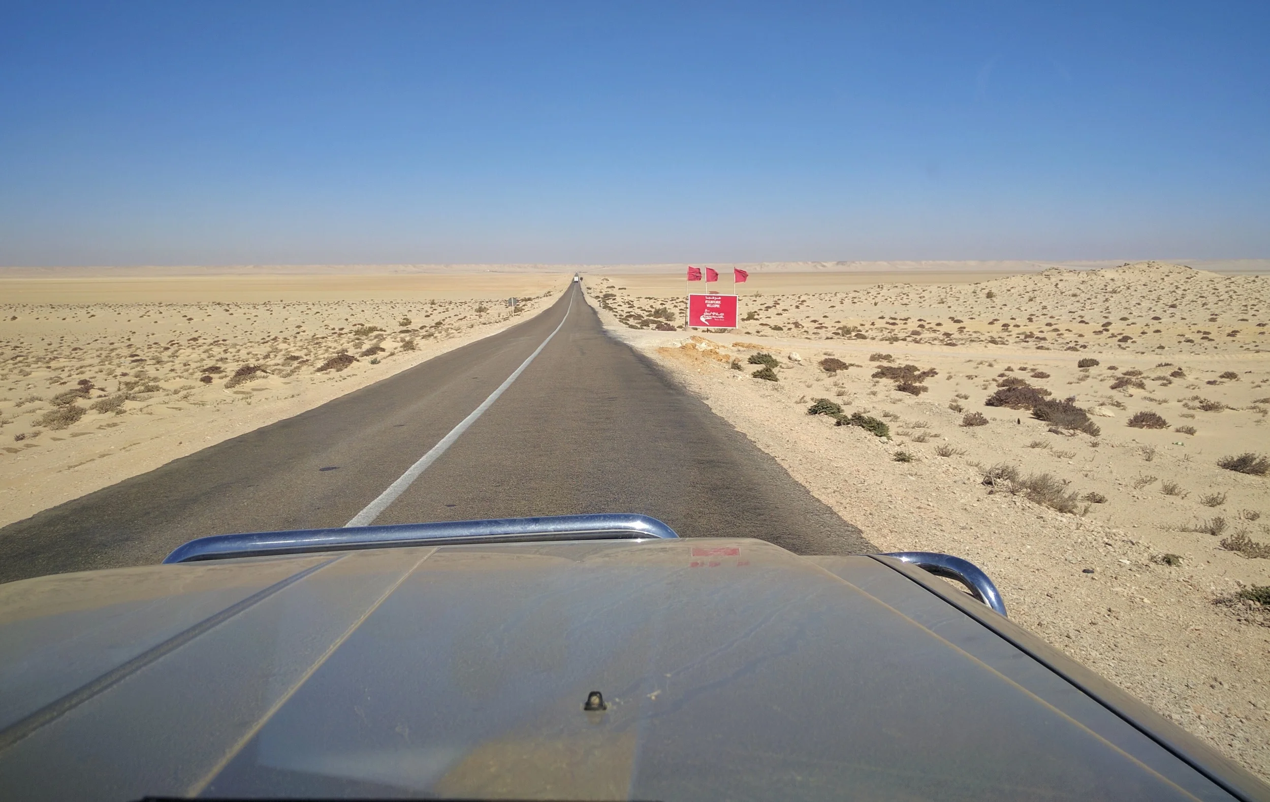 Yes, this road does lead to the middle of nowhere.