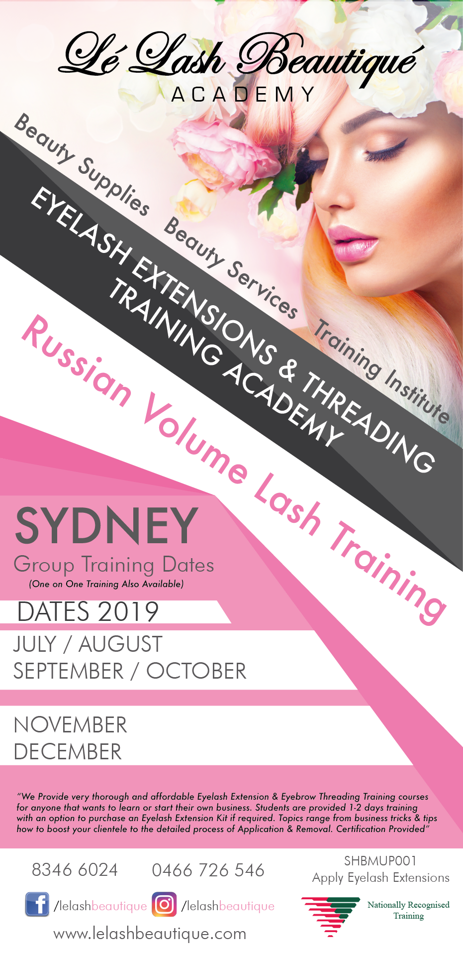 SYDNEY GROUP VOLUME EYELASH EXTENSION TRAINING - Allie