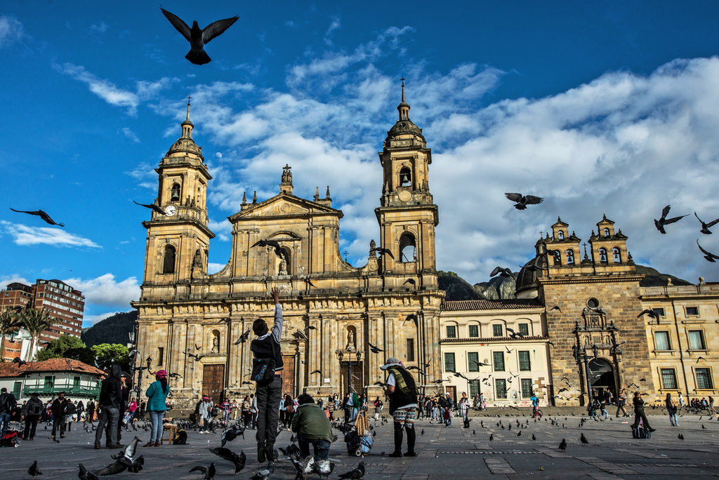 Catedral Primada on Plaza Bolívar. Credit Meridith Kohut for The New York Times