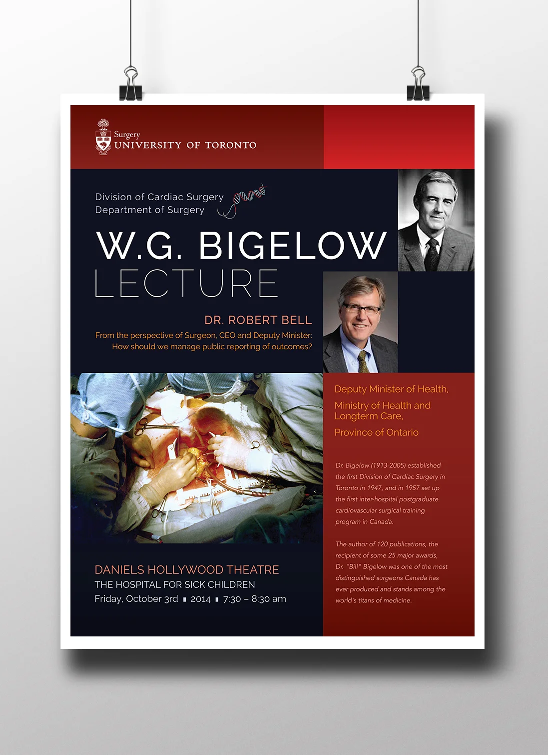 W.G. Bigelow Lecture Poster