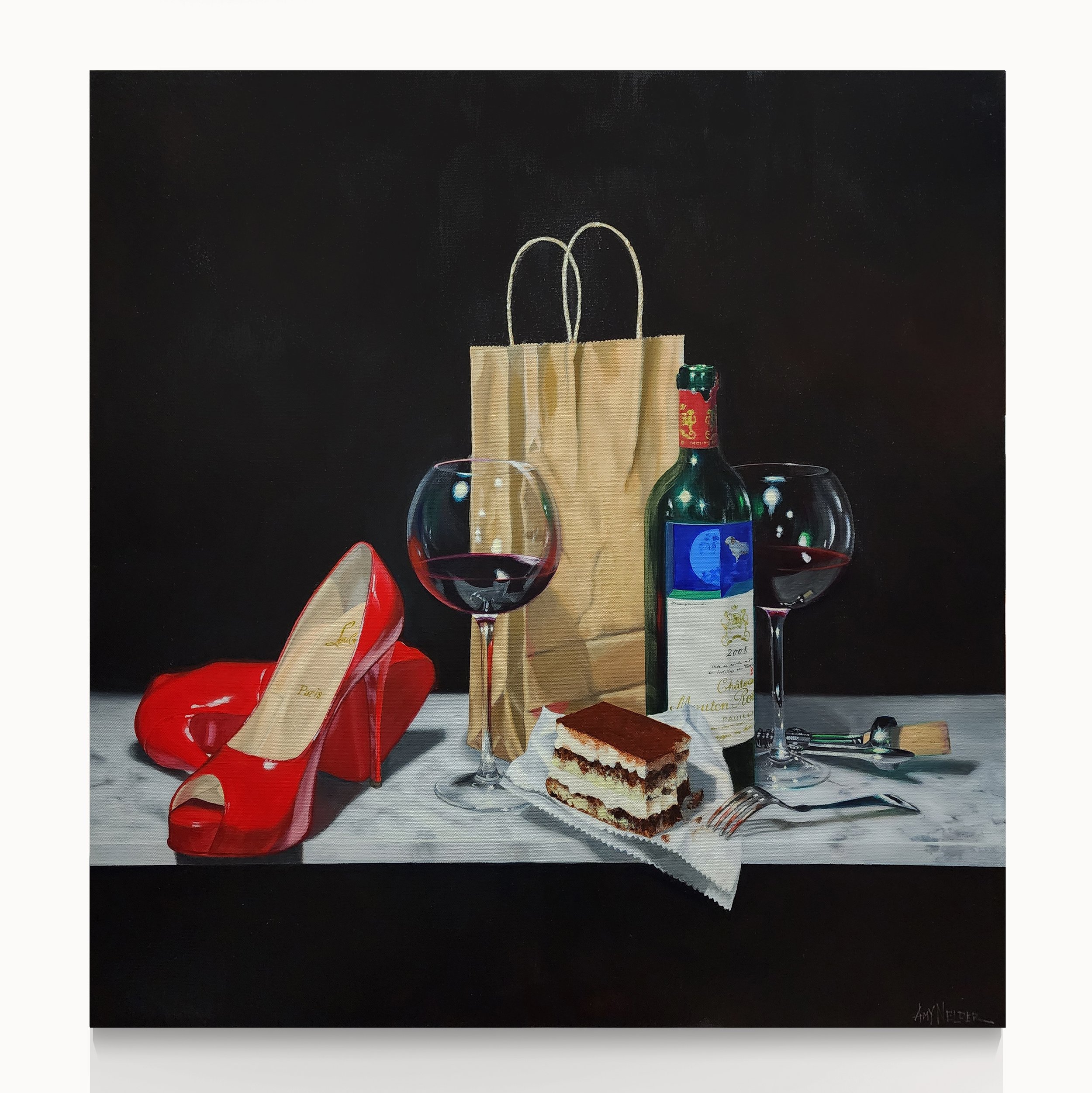 Amy Nelder Brown Bag Lunch, 2022 acrylic on canvas 30 x 30 in.jpg