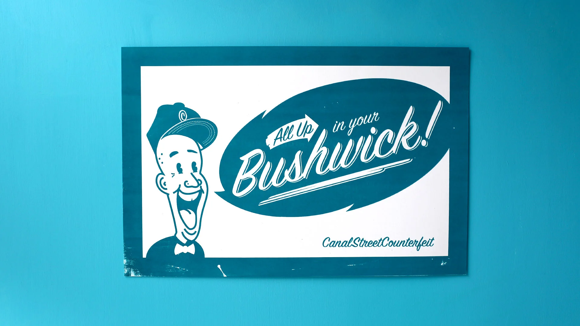 All up in your Bushwick! (marine blue)