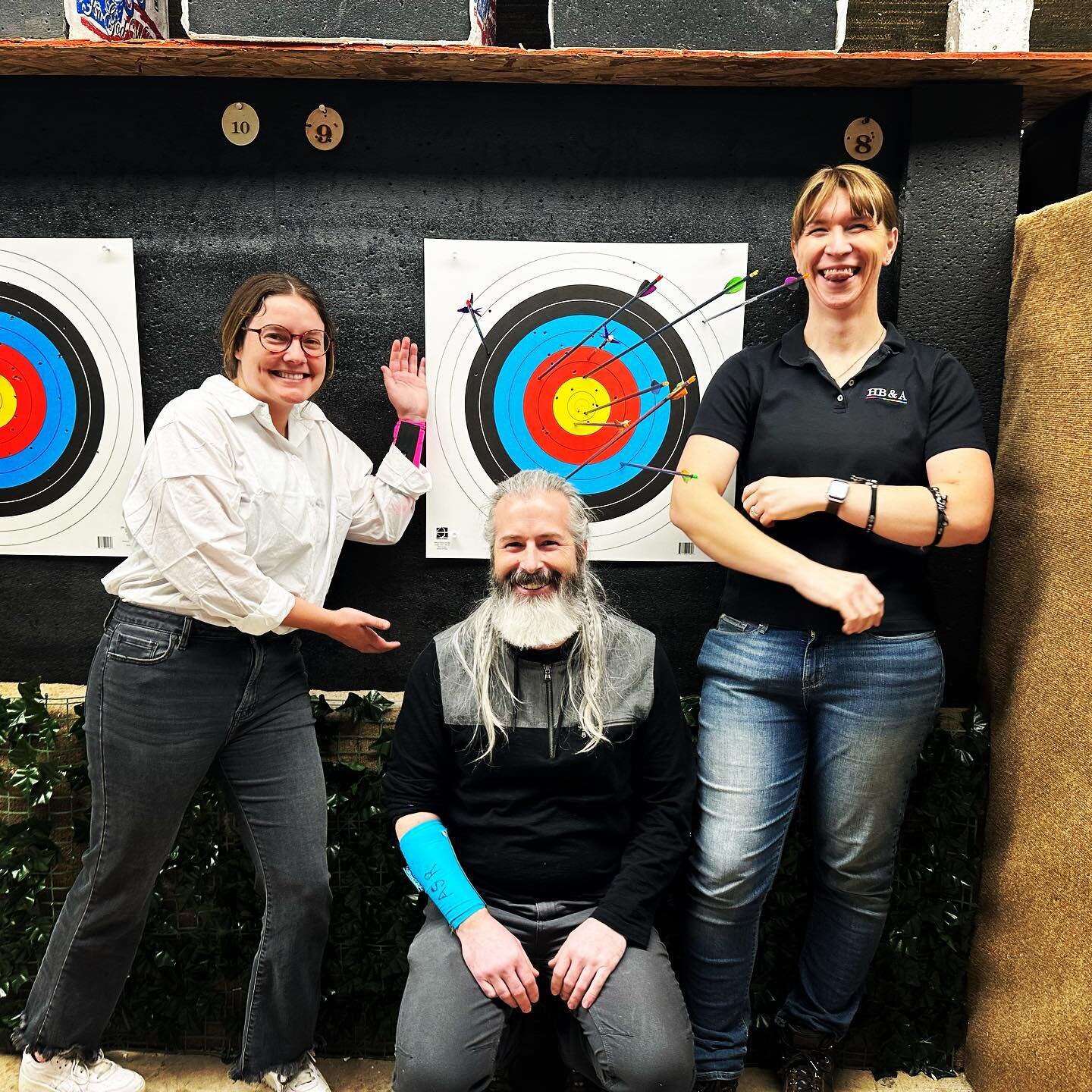 Last week HB&amp;A archers gathered for an afternoon (team building) shoot out! 🎯 🎯 🎯
