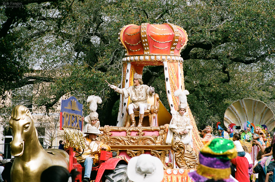 Rex, King of Carnival 2012. Hardy Booth Fowler. Fuji 400H.