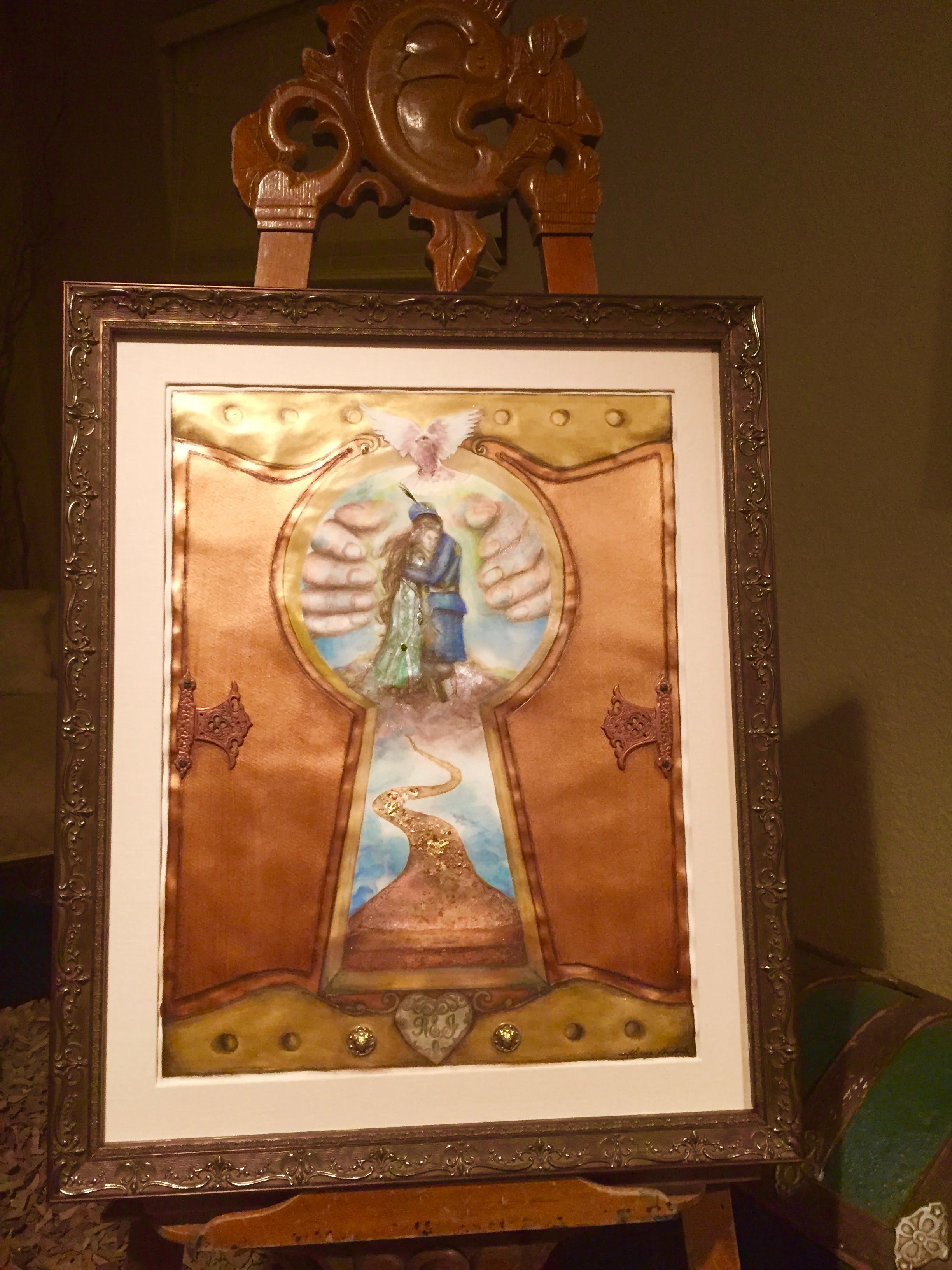 CELTIC DREAMER - Custom Painting Sample  NOT 4 SALE