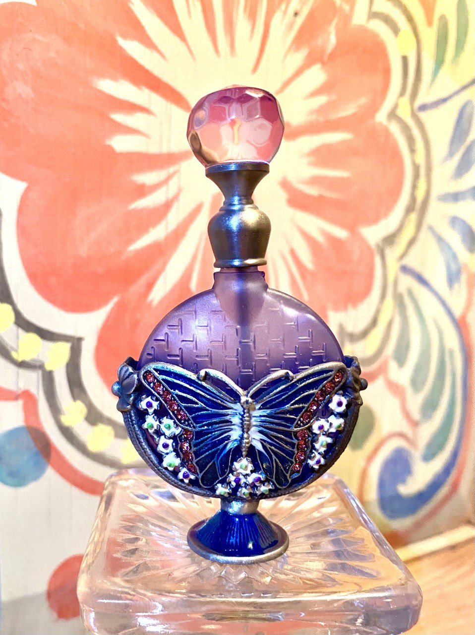 PURPLE BUTTERFLY BOTTLE