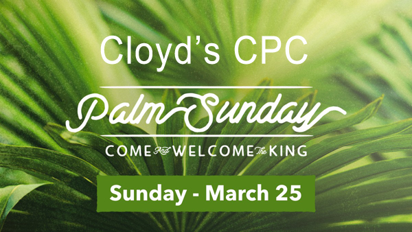 Palm Sunday Worship Service