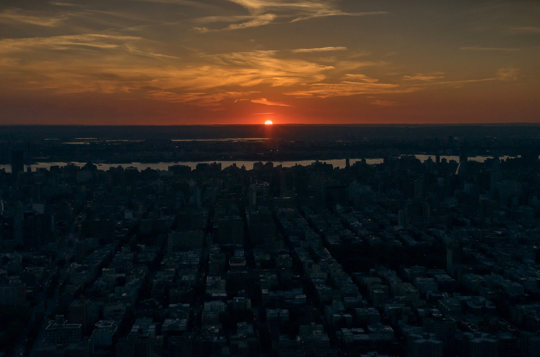 Sunset over Queens, NY