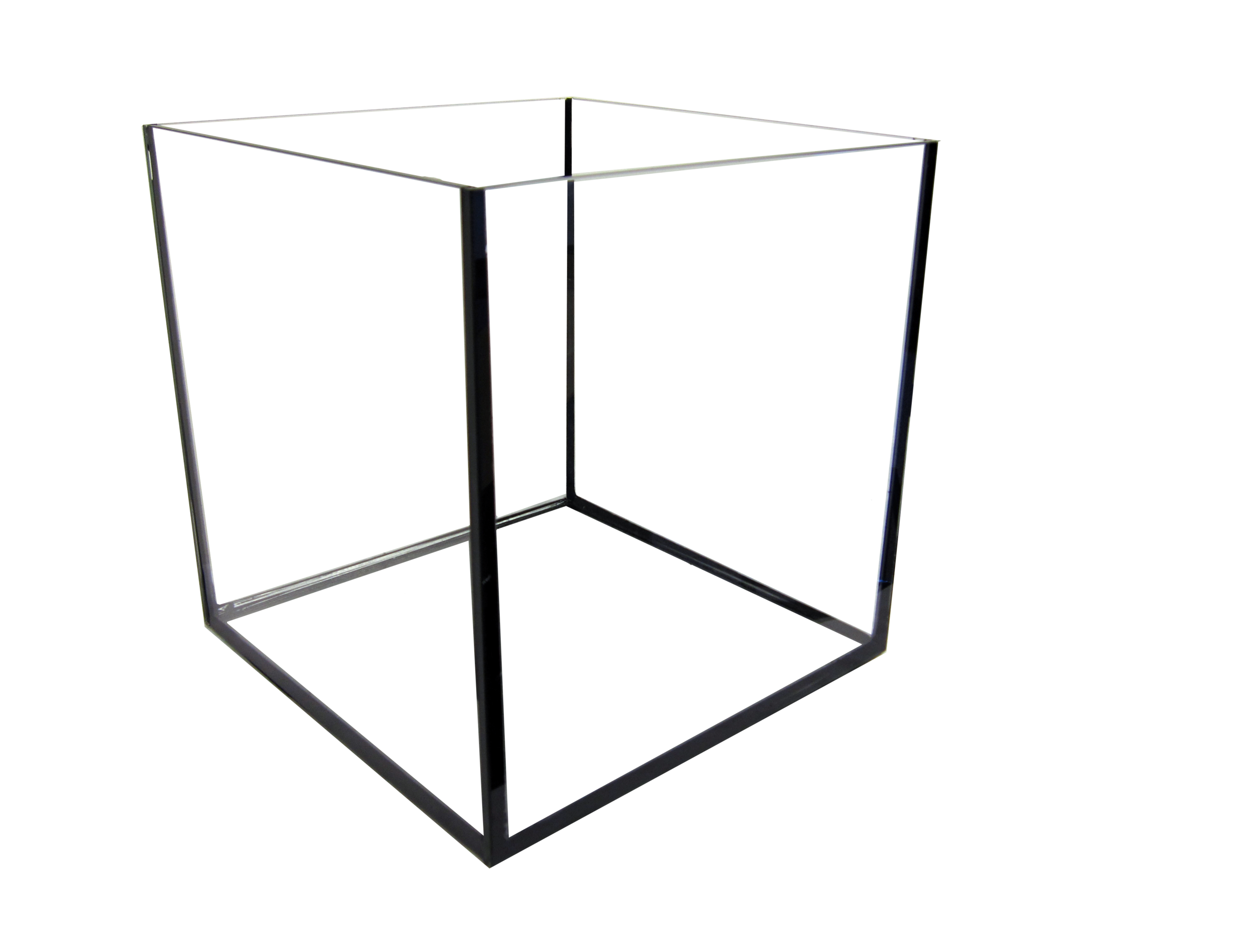 12 Cube Rimless Aquarium SKU#: AM11443 UPC#: 7-49729-11443-7 Product Dimension: 11.75"x11.75"x12" Capacity: Approximately 7.2 gallons Weight: 12.1 lbs