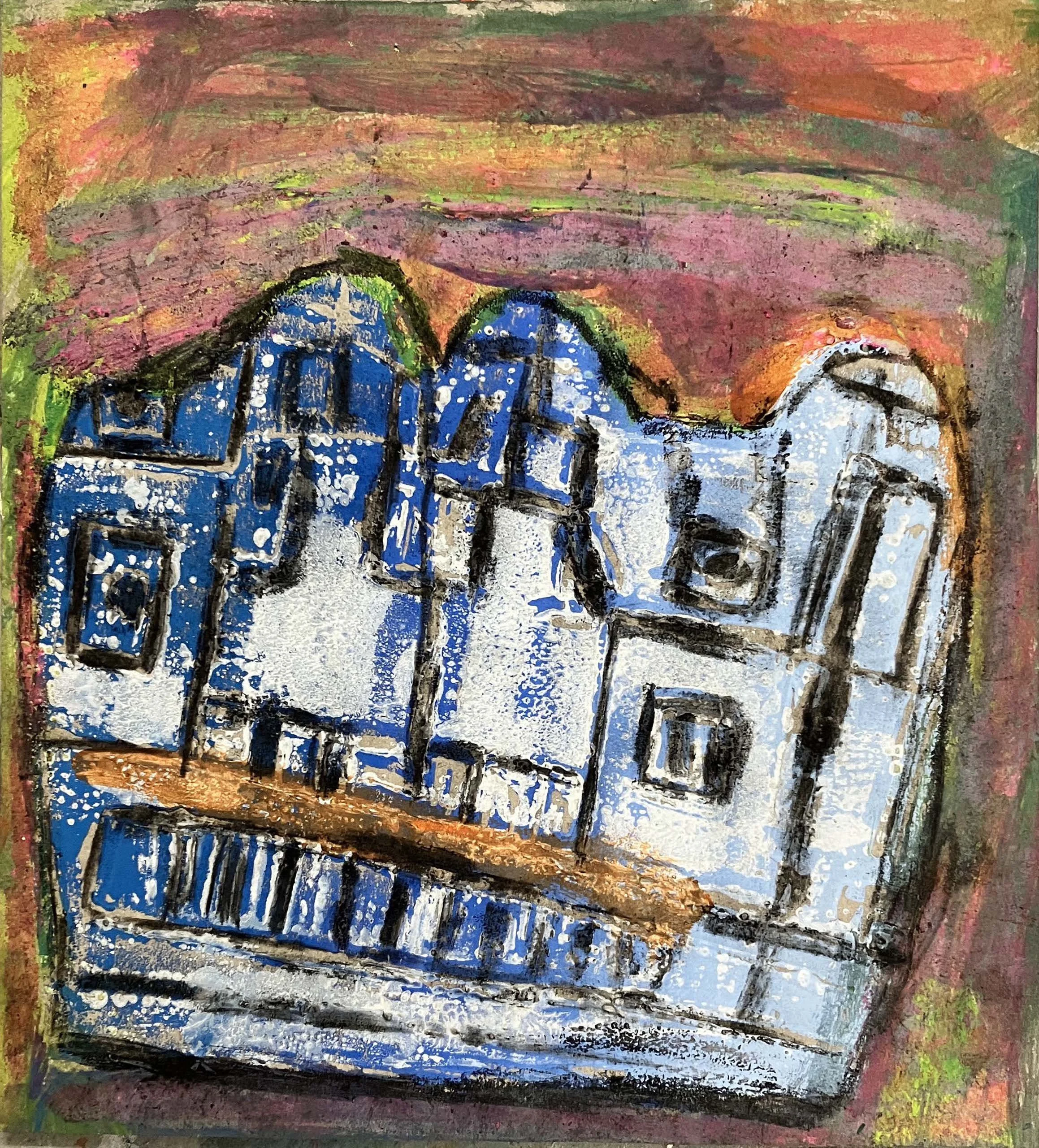 Violet_The House - 23x21cm mixed media on paper.jpg