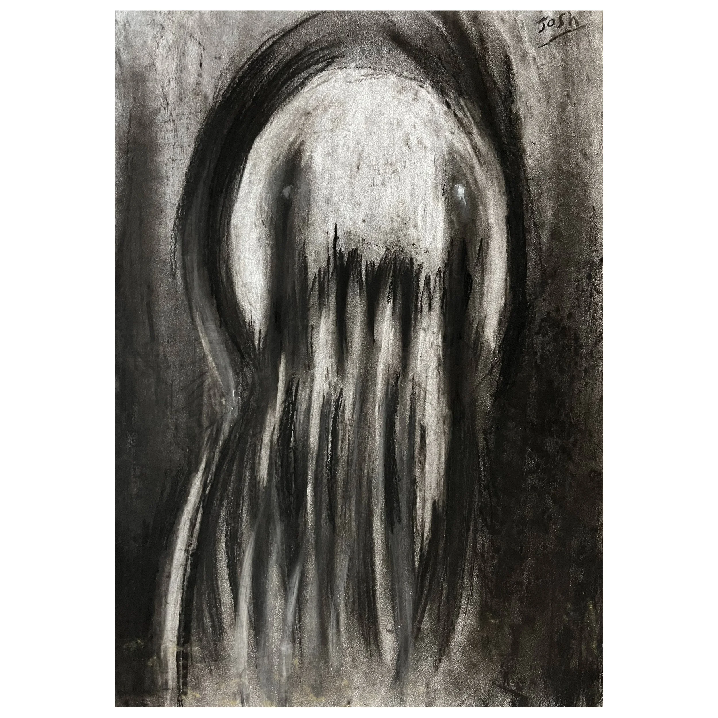 Josh_Creature_30x42cm_CharcoalOnCard.jpg