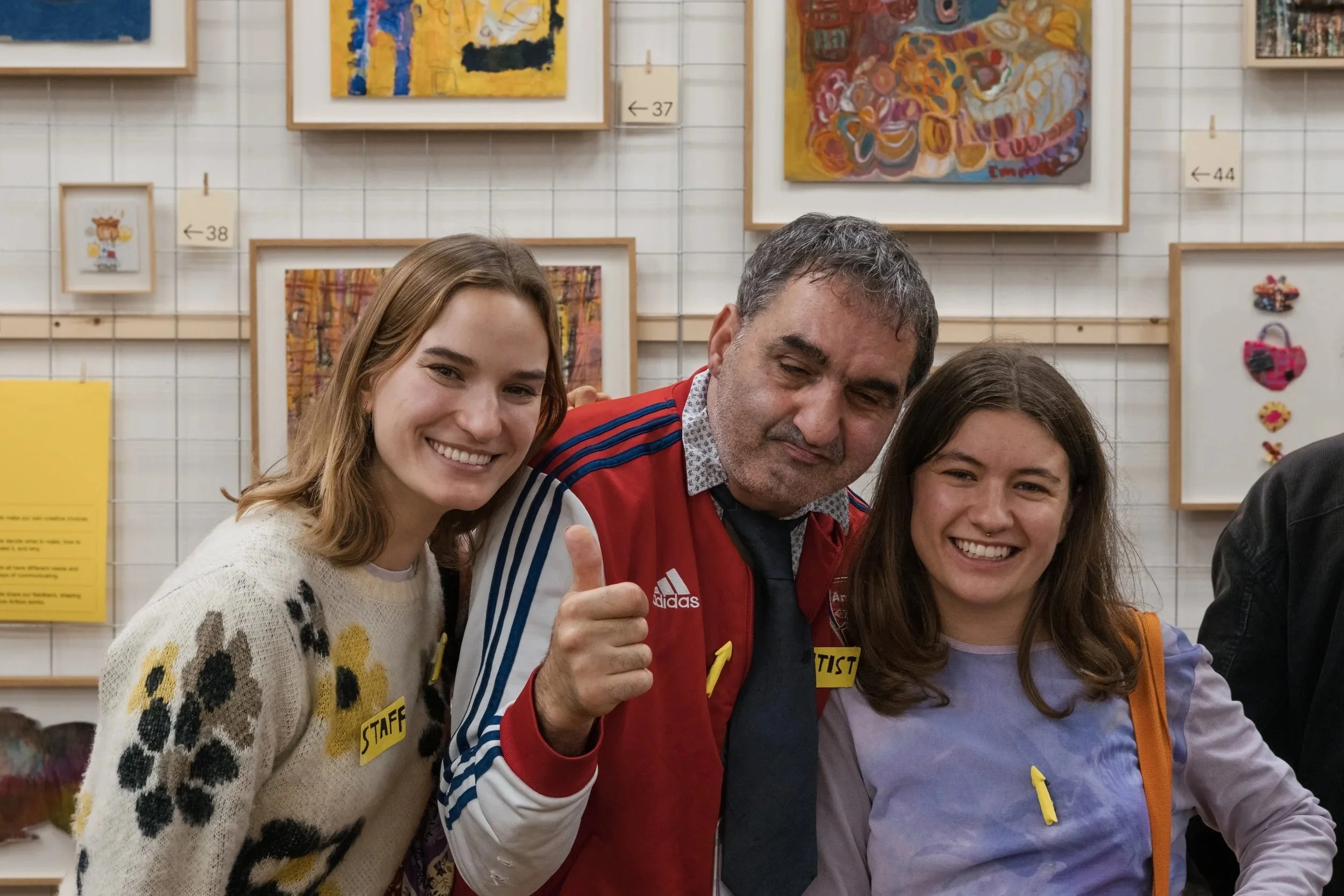 MEET THE ARTISTS: 

Hear about their artwork, ideas and experiences.