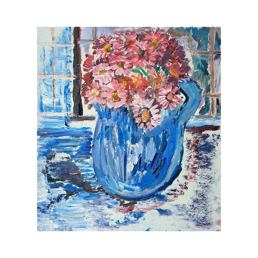 Paul - Pink Flowers in Vase