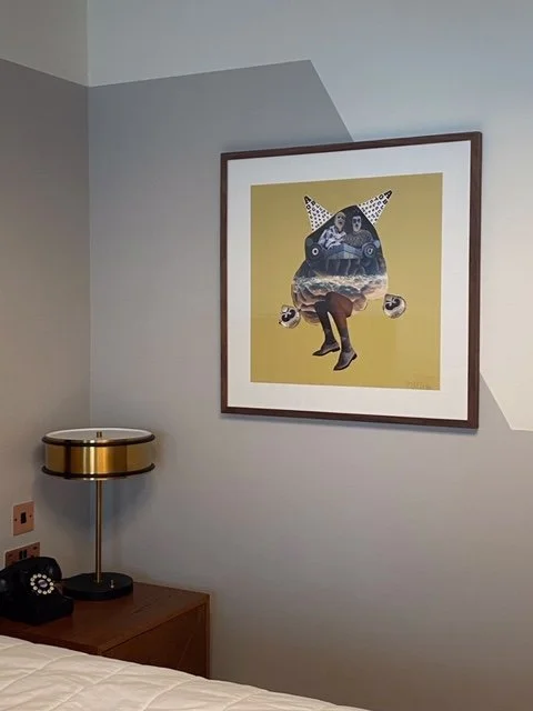 A commission from the Hoxton Hotel, who bought over 60 artworks for their hotel bedrooms