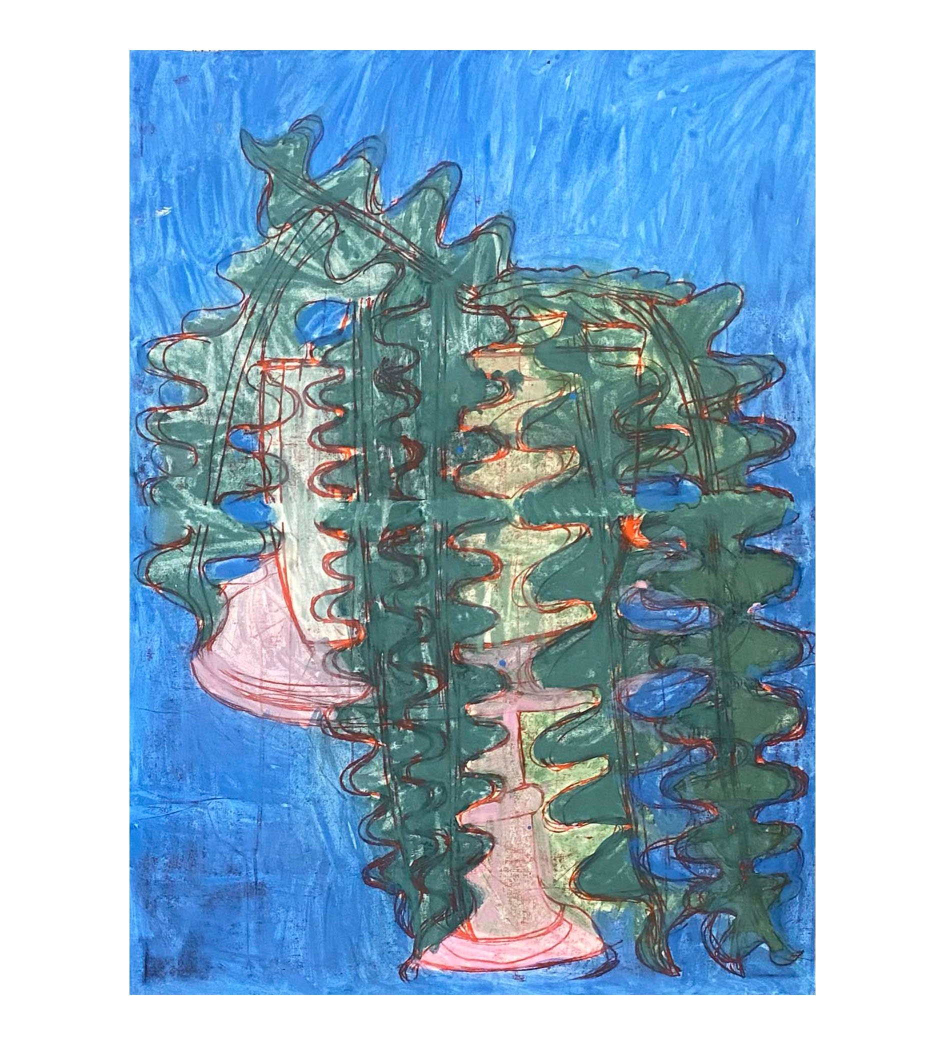 Yvette - Dark Green Blue