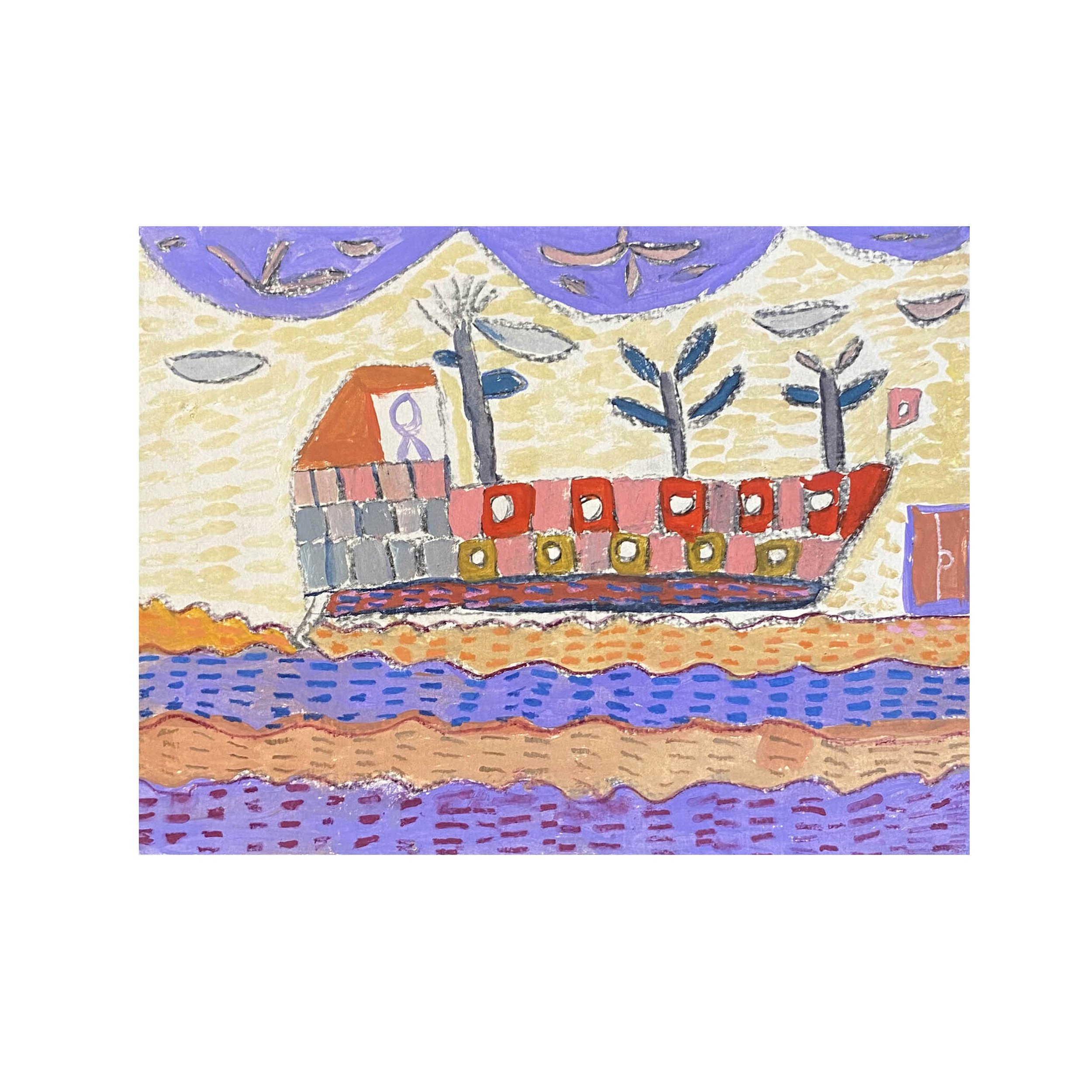 Richard_Untitled (Boat with Trees)