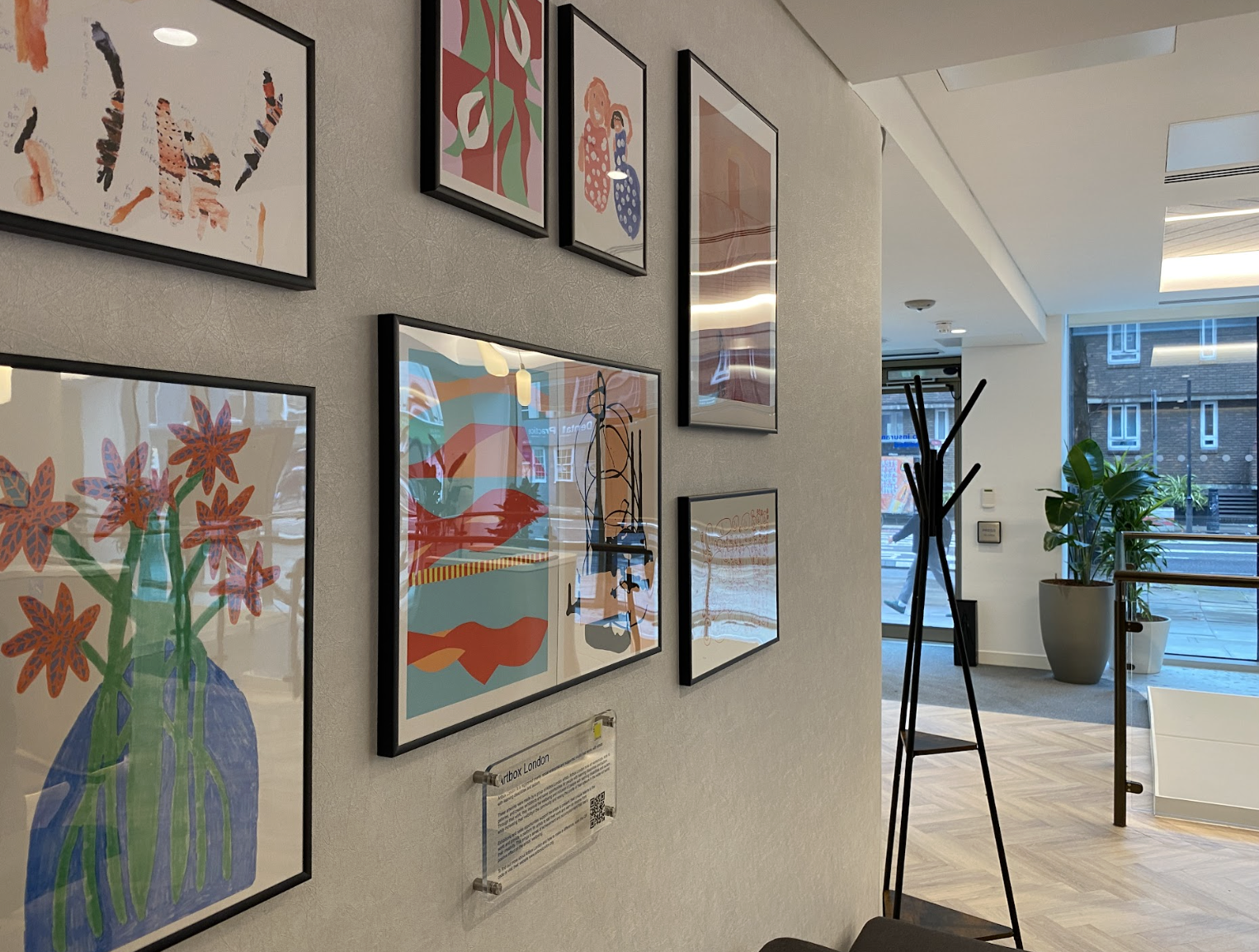 Artbox artwork on display in Bupa