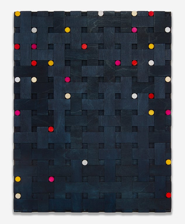Broadway, 2014 Dye, acrylic, UV absorbent lacquer, plywood. 14 x 18 inches.