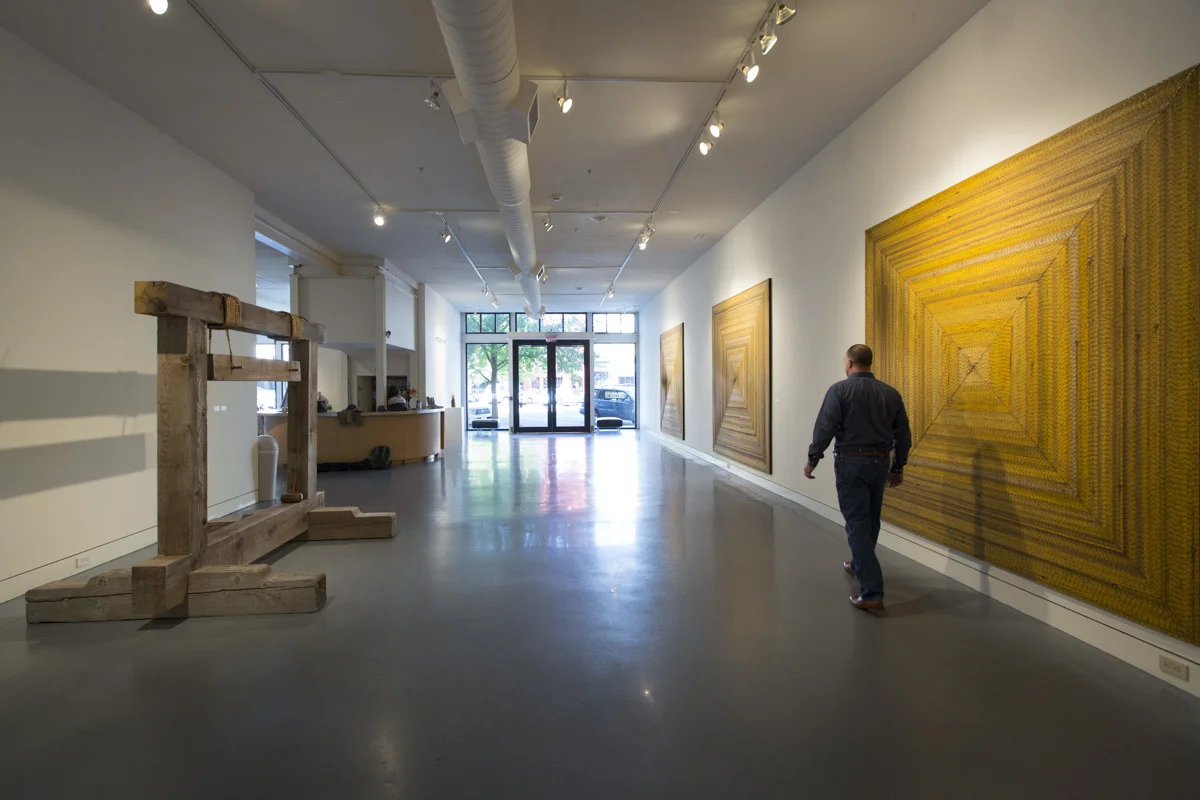 Wooden Fish by Donald G. Longcrier, Installation View