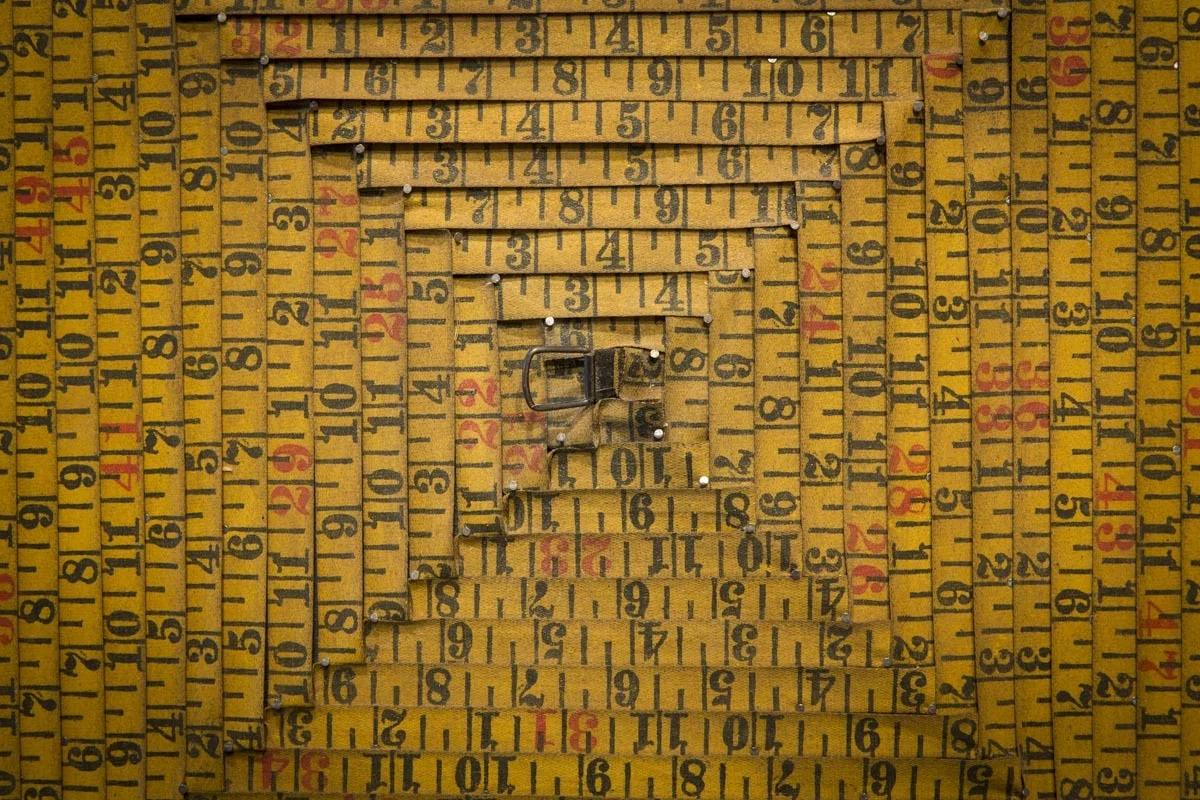 Untitled (Tape Measure), Detail