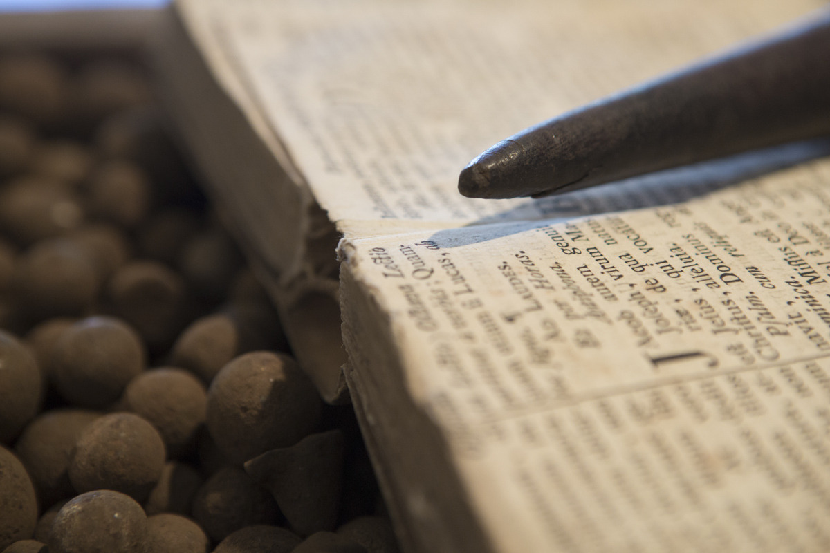 Untitled (Breviary and Fid), Detail