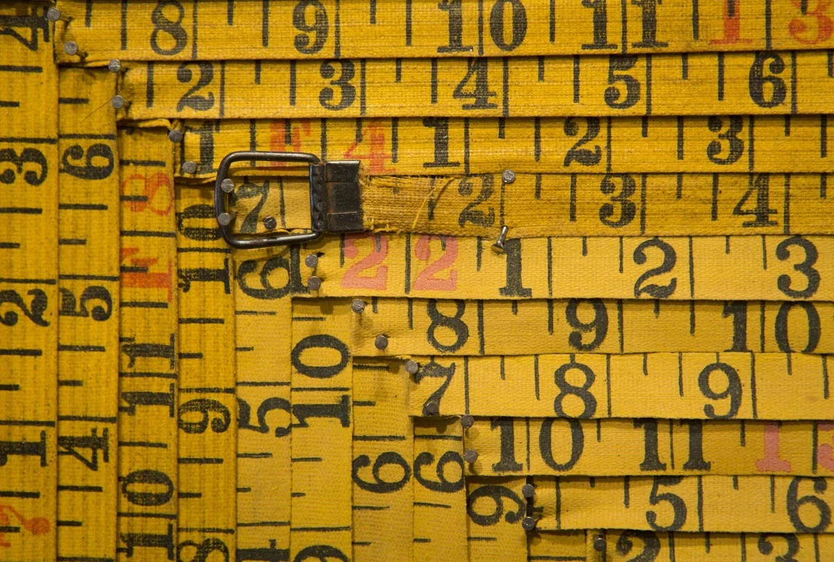 Untitled (Tape Measure), Detail