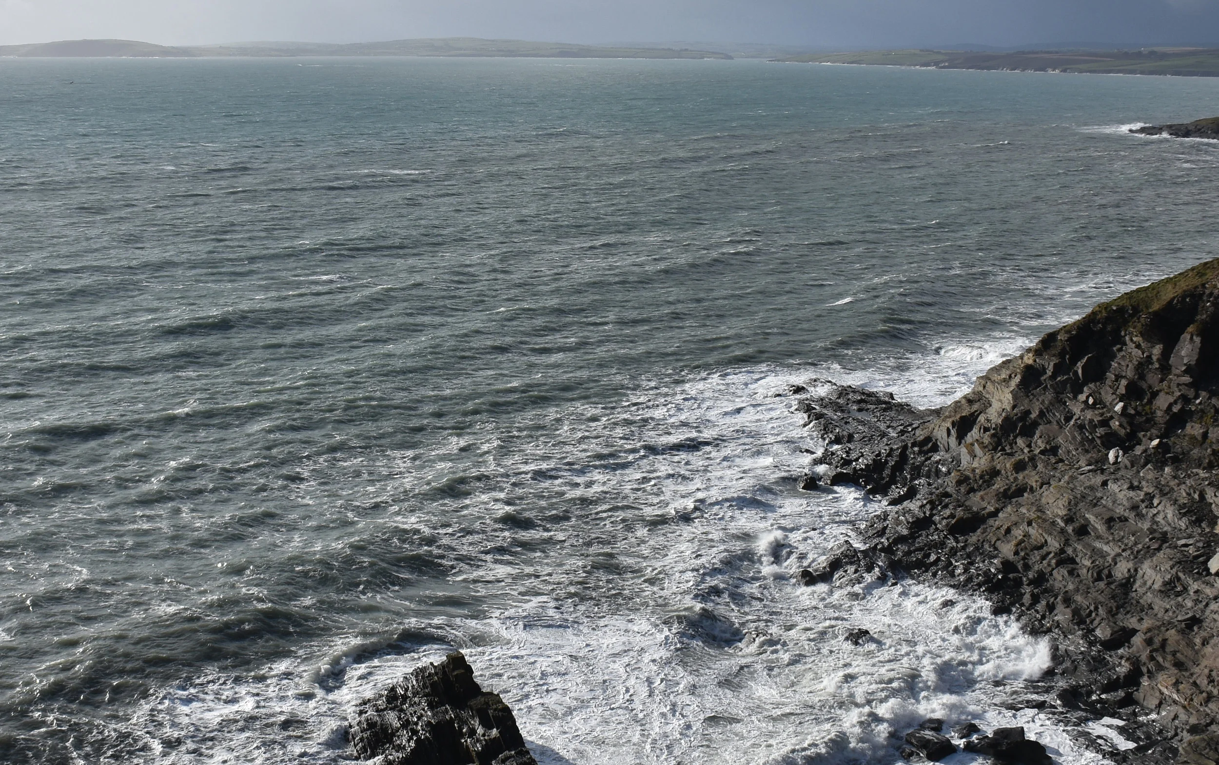 ... and looking in the other direction toward Kinsale