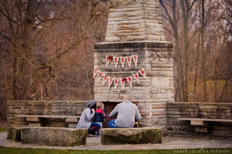 Family Christmas Session, Shaker Heights, Cleveland, Ohio Photographer