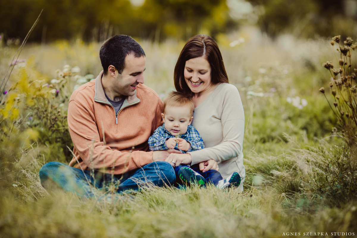 family of three-9 month old baby boy | cleveland, ohio portrait photographer