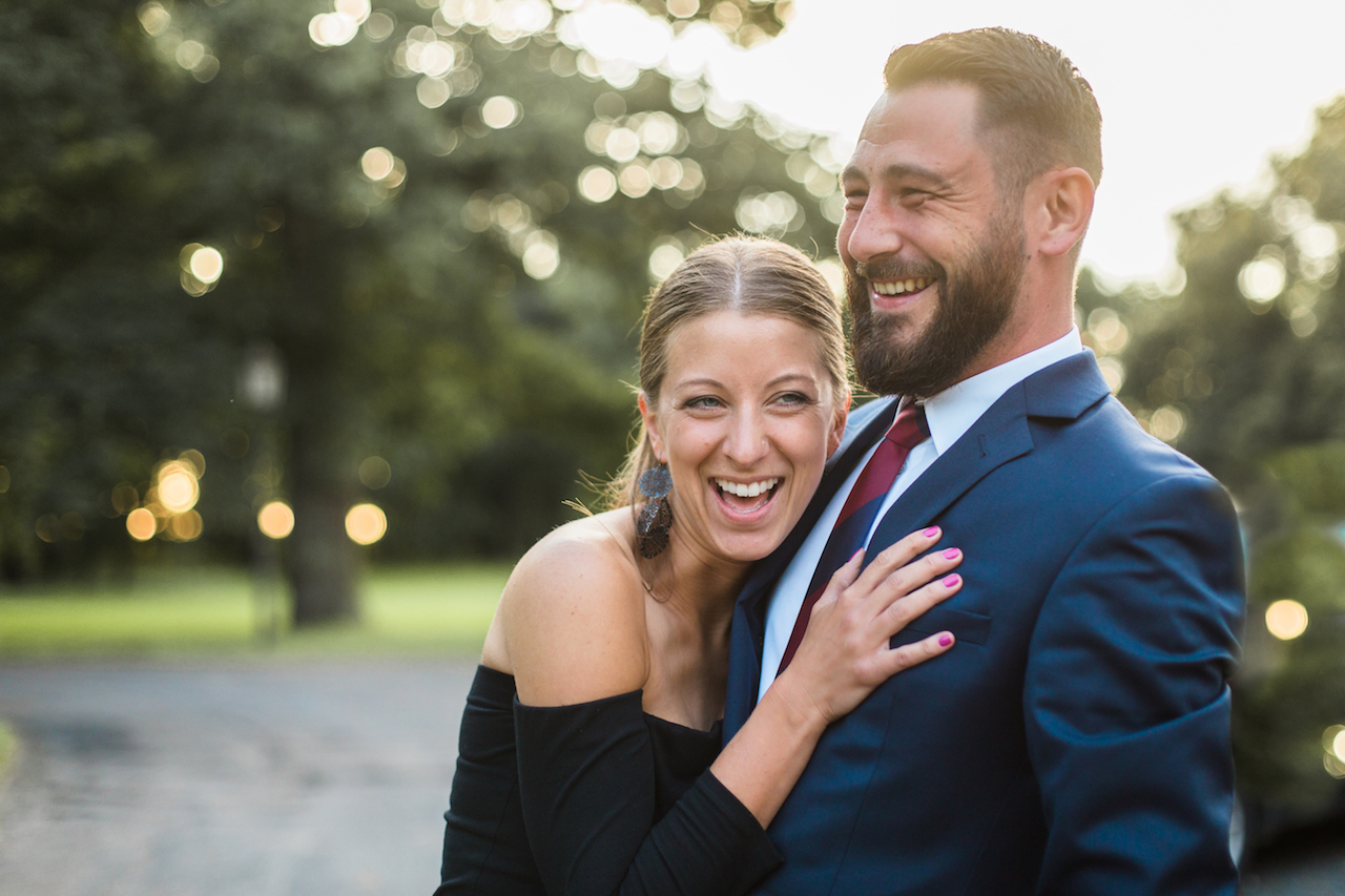 couple sharing a laugh | cleveland, oh lifestyle photographer