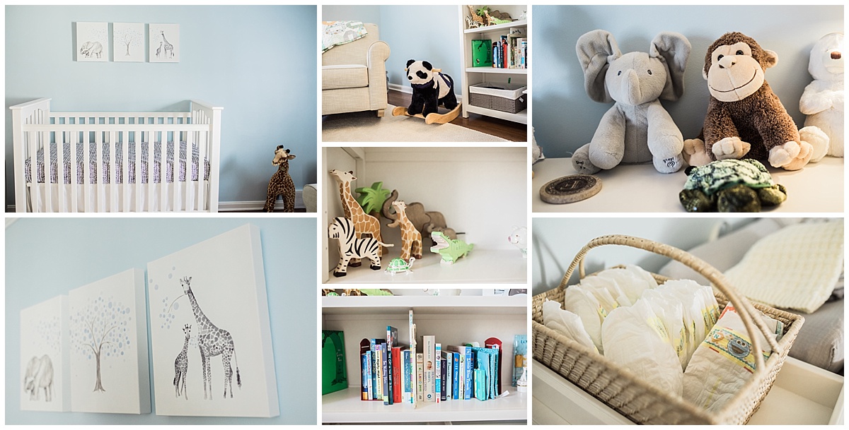infant sons nursery and room decor in shaker heights | cleveland, OH newborn photographer