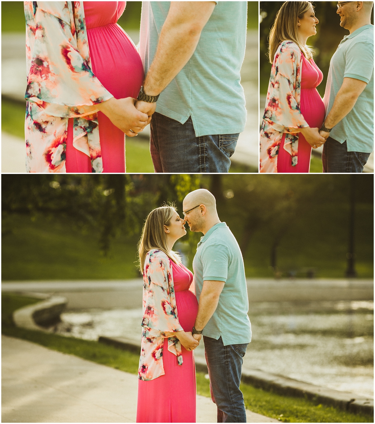 parents awaiting birth of baby girl | cleveland, OH maternity photography