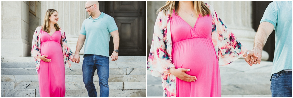 parents awaiting birth of baby girl | cleveland, OH maternity photography