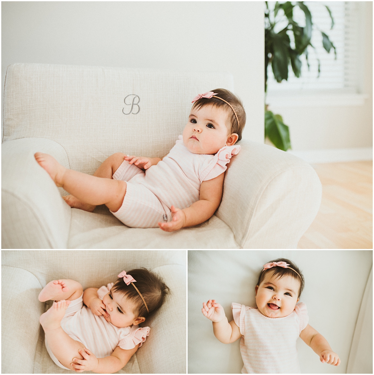 baby girl 6 months old | cleveland, OH family photographer 